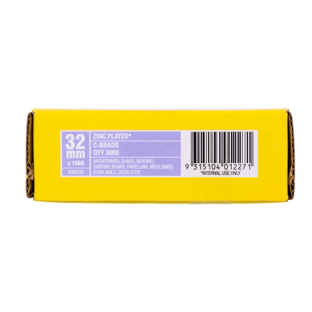 PASLODE 32mm C Series Brads 3000 Pack B20232