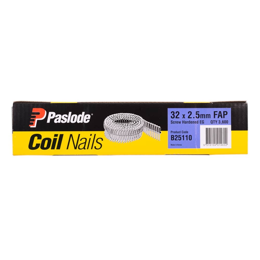 PASLODE 32mm Collated Plastic Sheet Nails 3600 Pack B25110