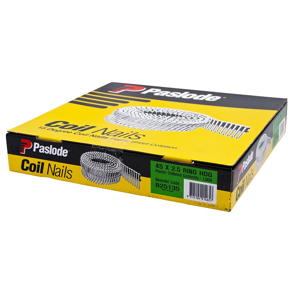 PASLODE 45mm Collated Plastic Sheet Nails 1800 Pack B25135