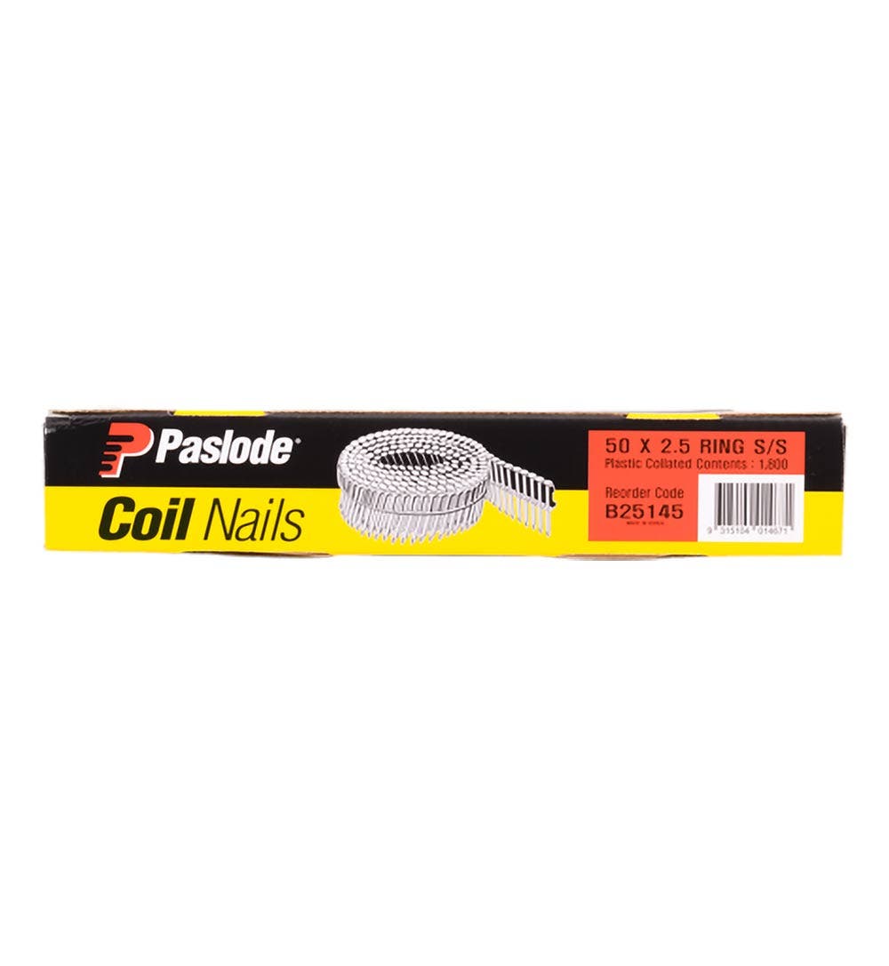 PASLODE 50mm Collated Plastic Sheet Nails 1800 Pack B25145