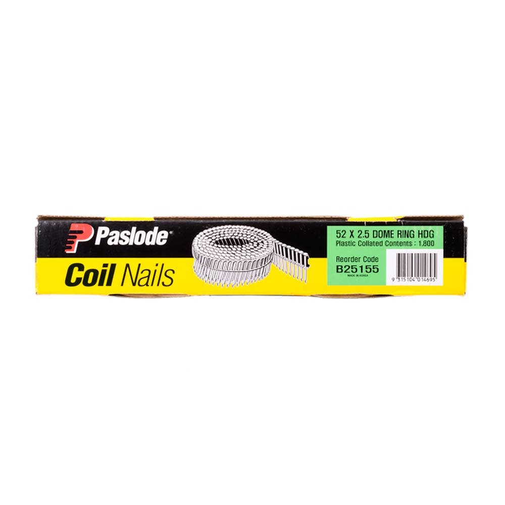 PASLODE 52mm Collated Plastic Sheet Nails 1800 Pack B25155