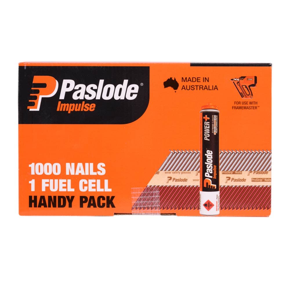 PASLODE 75mm Impulse Nails 1000 Pack B20554