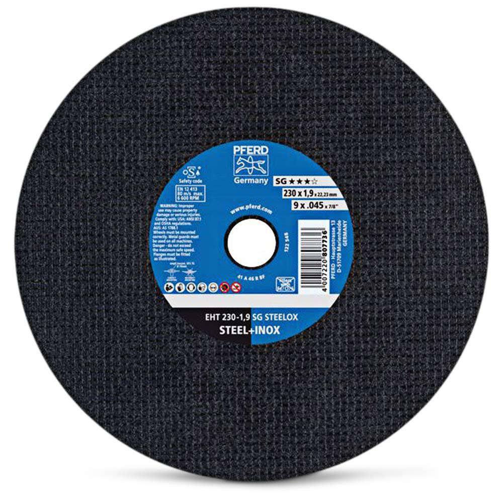 PFERD 230 x 1.9mm Steel and Stainless Cut Off Disc - SG-STEELOX