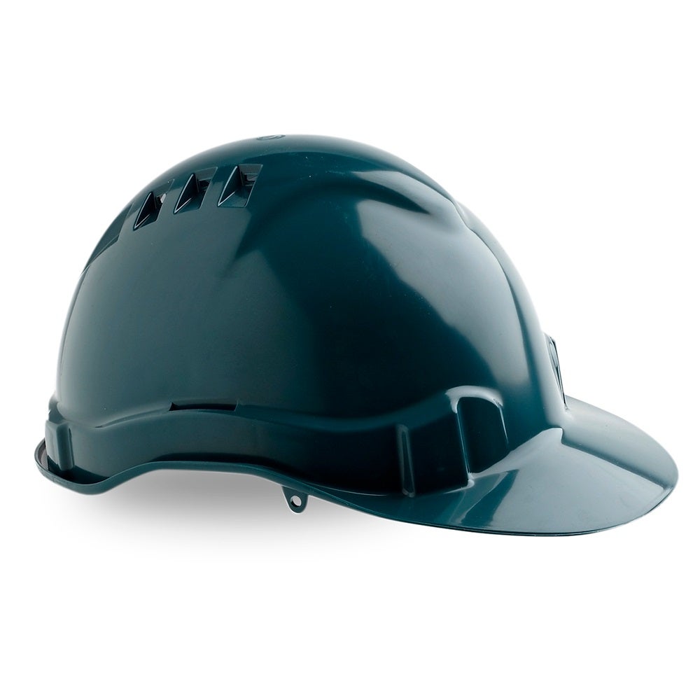 PROCHOICE Hat Hard Safety 6 Point Vented Green, W Sweat Band HHV6-G