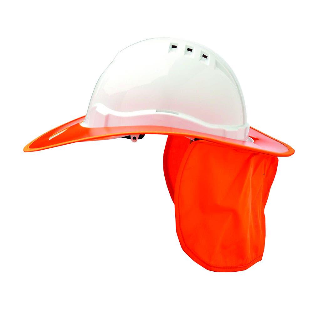 PROCHOICE Safety Hardhat Neck Flap Suits HHV6 Orange V6PB-FO