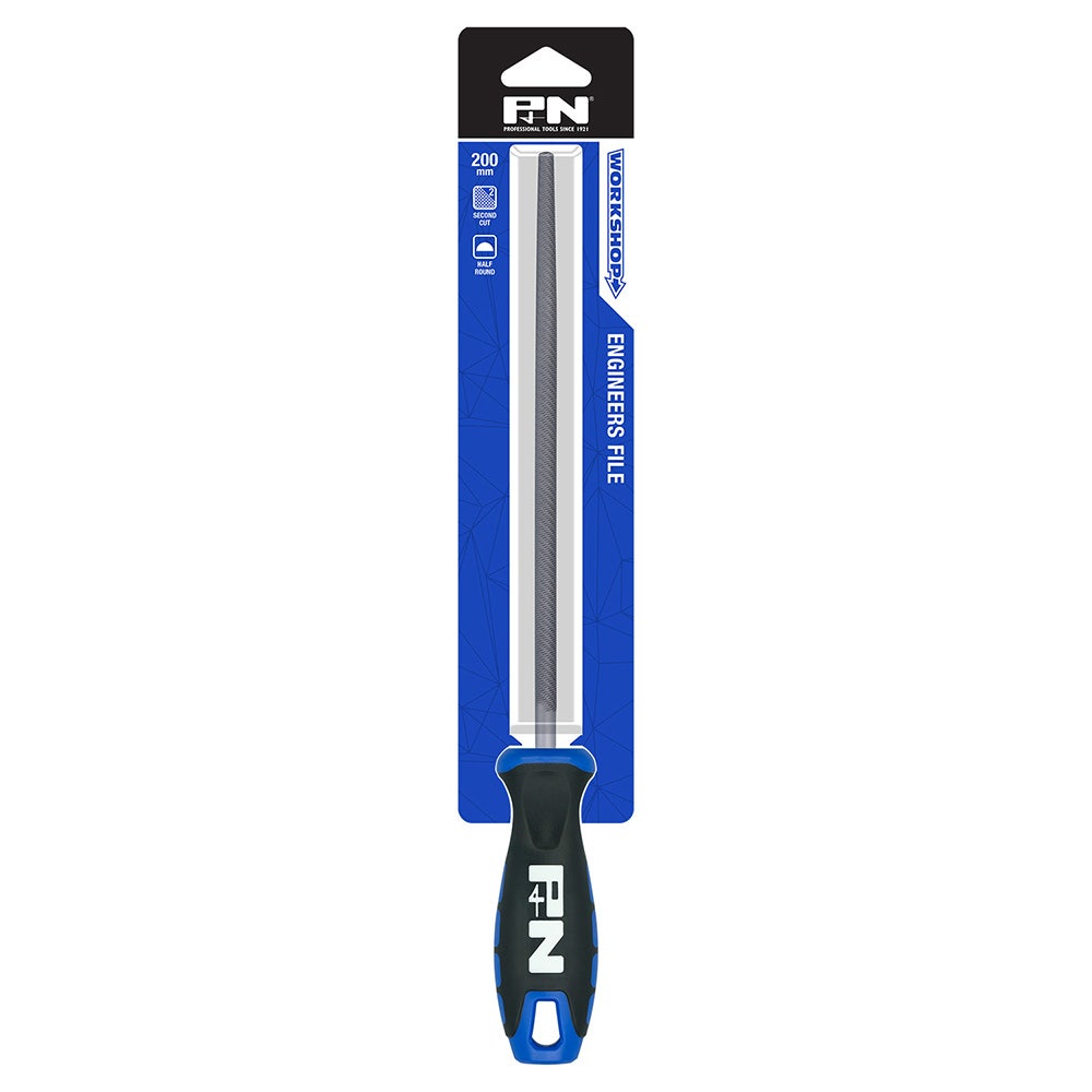 P&N 200mm Second Cut Half Round Engineers File PW3011082