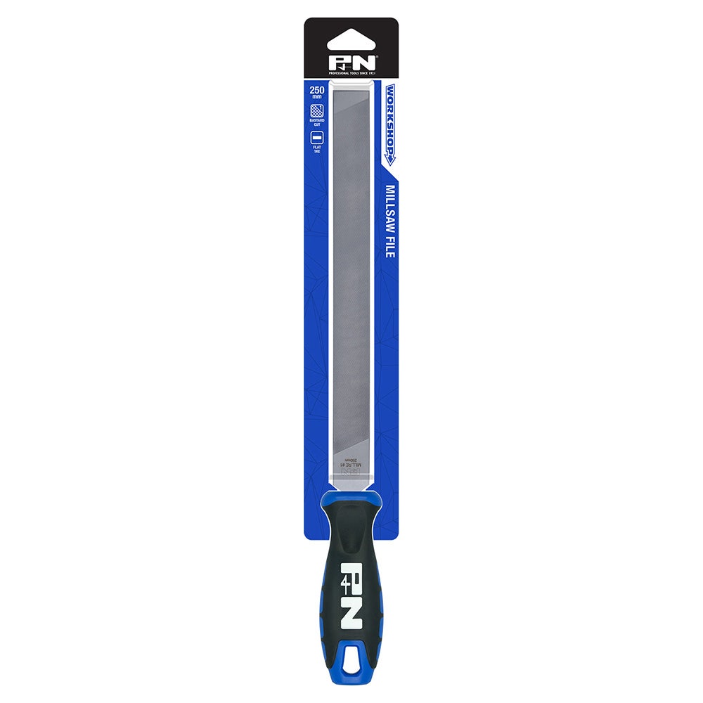 P&N 250mm Bastard Cut 1RE Flat Millsaw File PW3111101