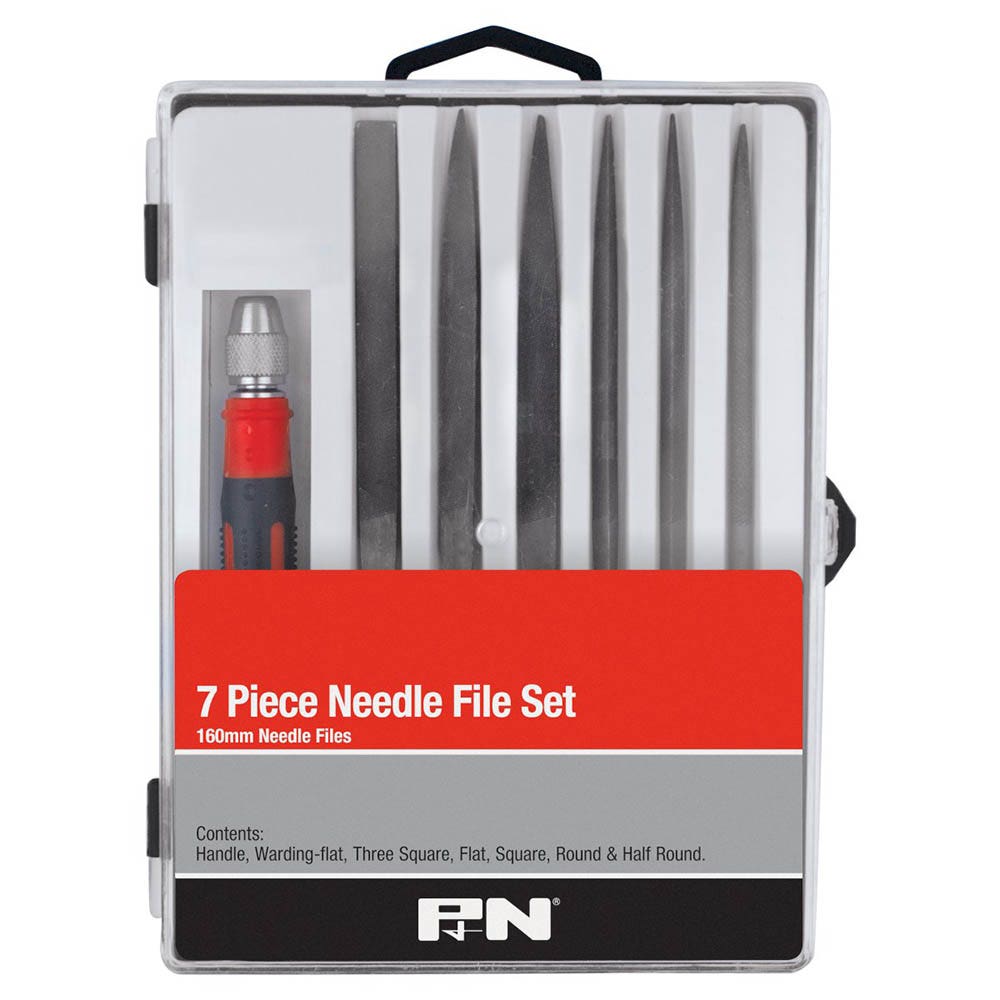 P&N 7 Piece 160mm Needle File Set 386911607