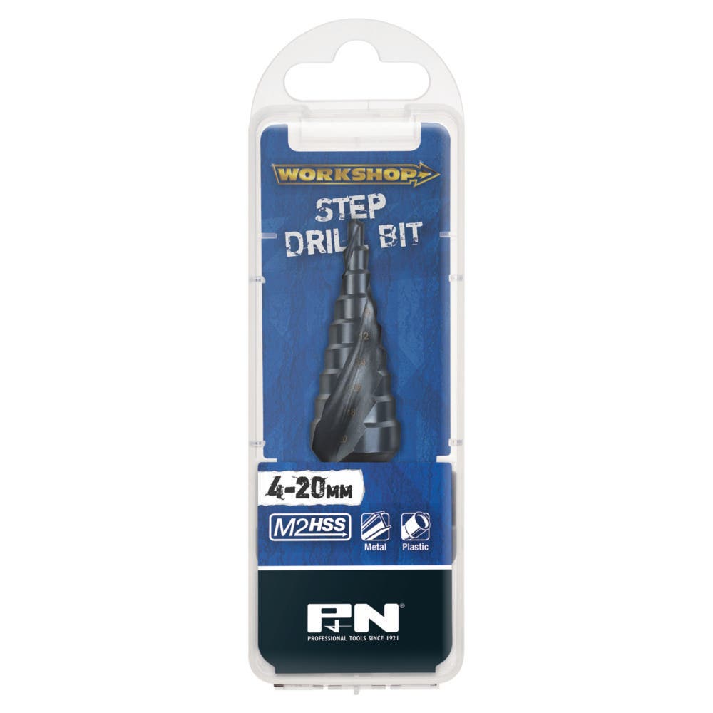 P&N Workshop 4-20mm Spiral Step Drill Bit
