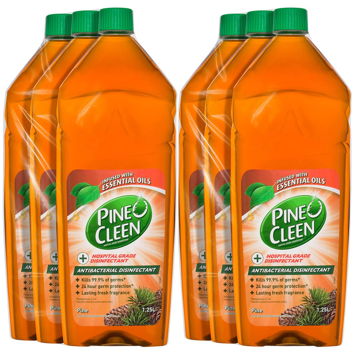 Pine O Cleen Antibacterial Disinfectant Liquid Pine 6 x 1.25L