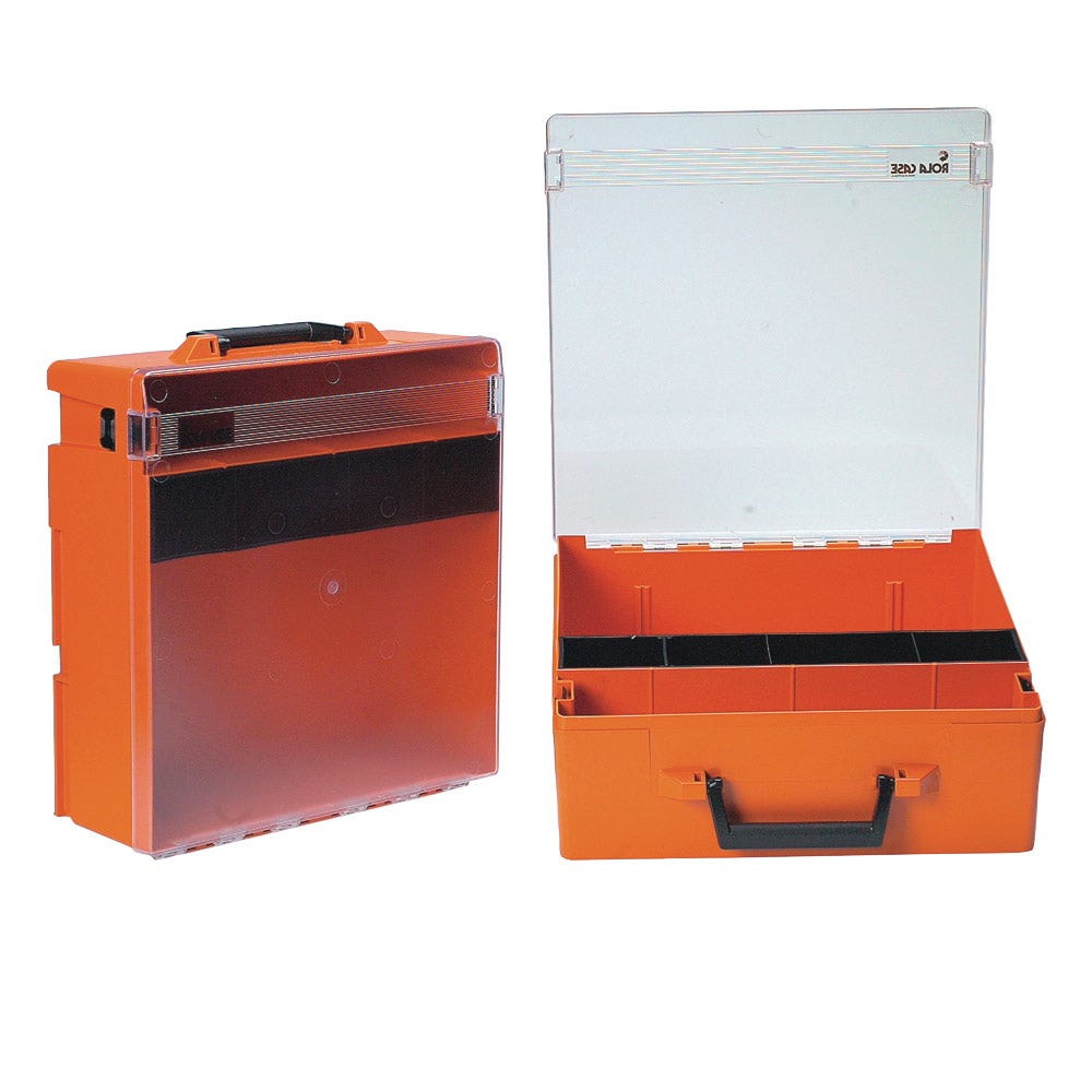 ROLACASE 370x370x130mm Storage Case with Clear Lid ROLRC003 CL