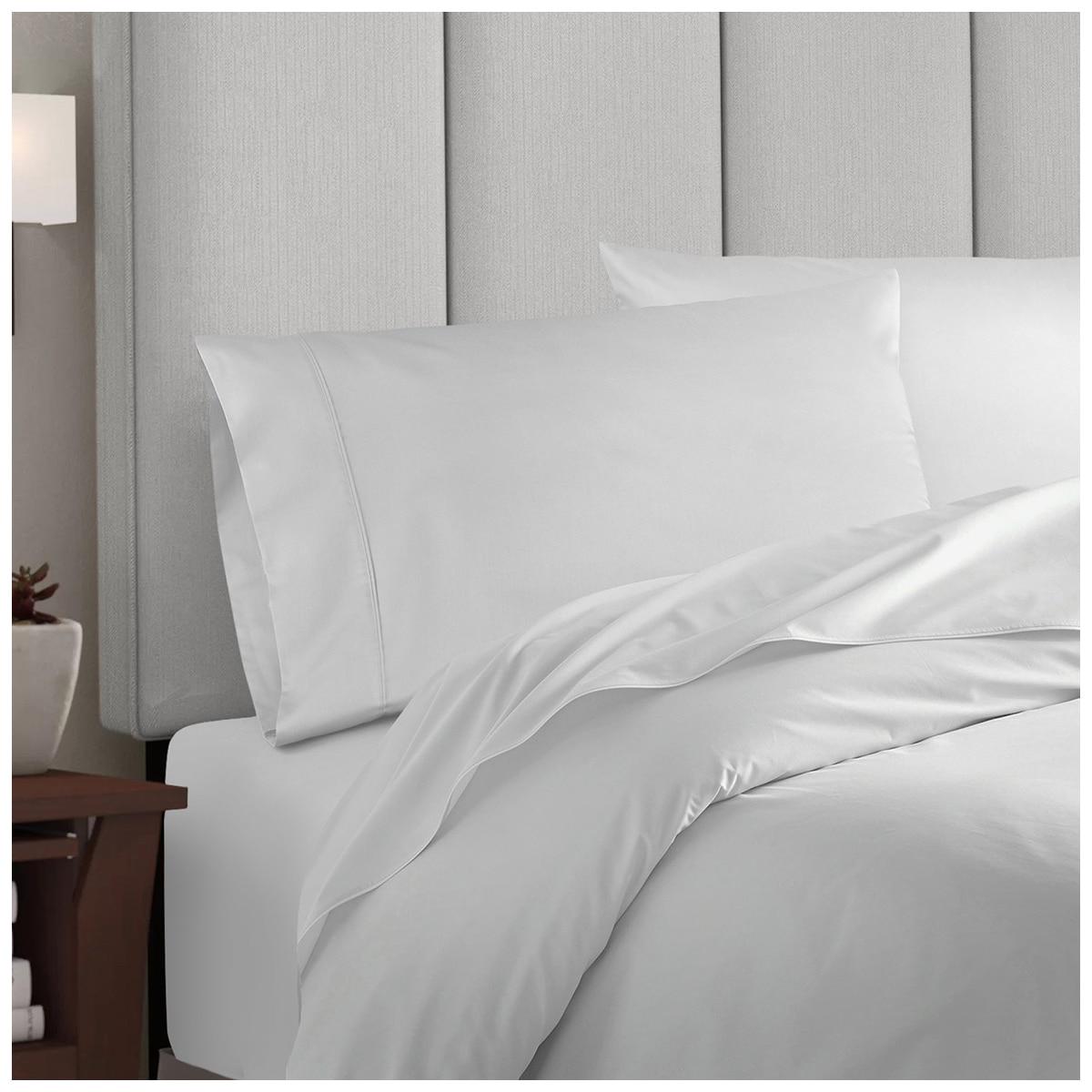 Royal Comfort 1000 Thread Count Balmain Bamboo Cotton Quilt Cover Set Queen Pewter