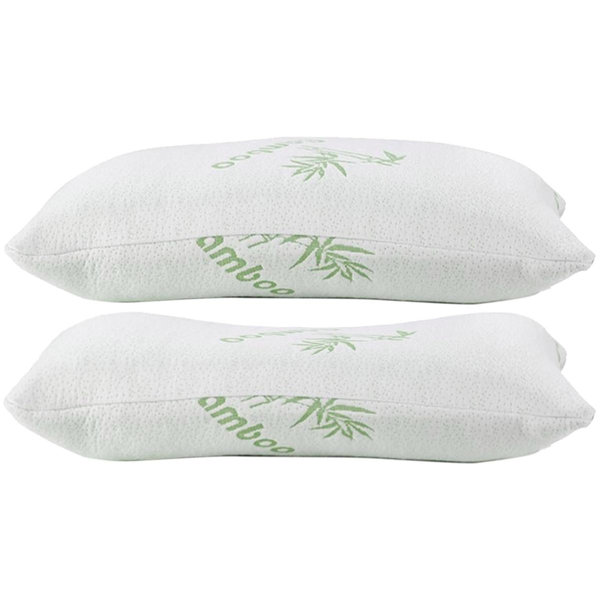 Royal Comfort Bamboo and Memory Foam Pillow 2 Pack