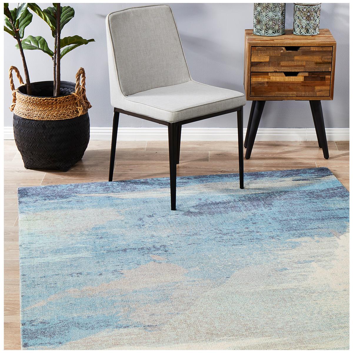 Rug Culture City 563 Blue Rug 220 x 150cm
