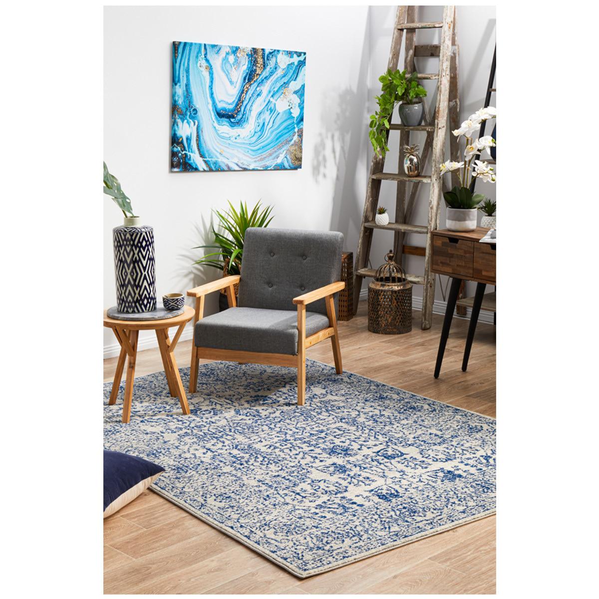 Rug Culture Evoke 256 Blue Indoor Rug 330 X 240cm