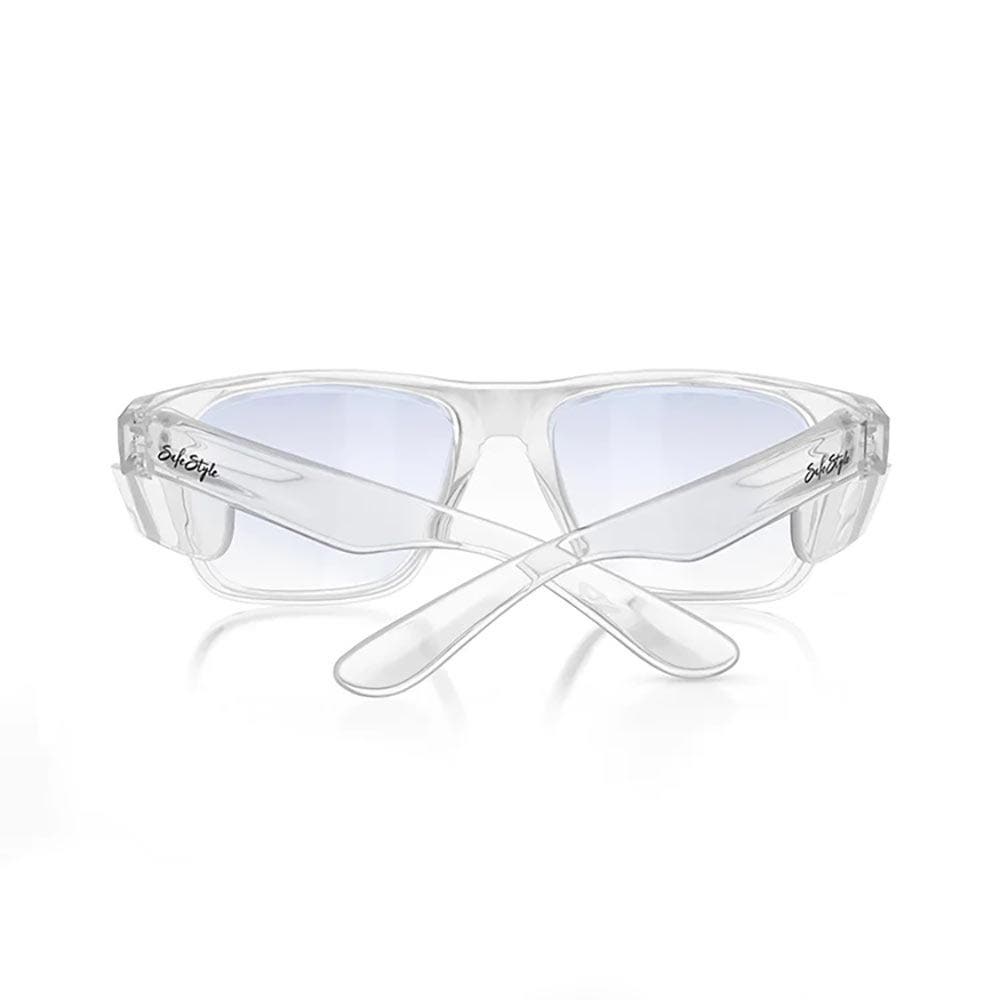 SAFESTYLE Fusions Clear Frame Blue Light Lens Safety Glasses FCB100