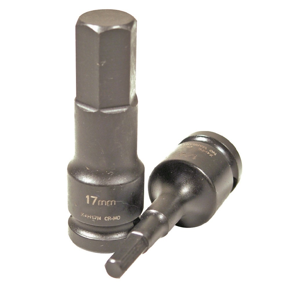 SIDCHROME 14mm 1 2inch SD Metric In-hex Socket X4H14M