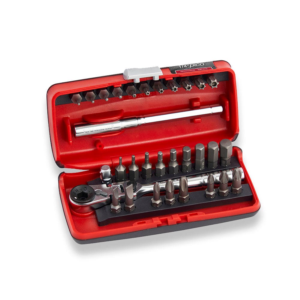 SIDCHROME 31 Piece 1 4 Metric Drive Pico Tool Set SCMT12143