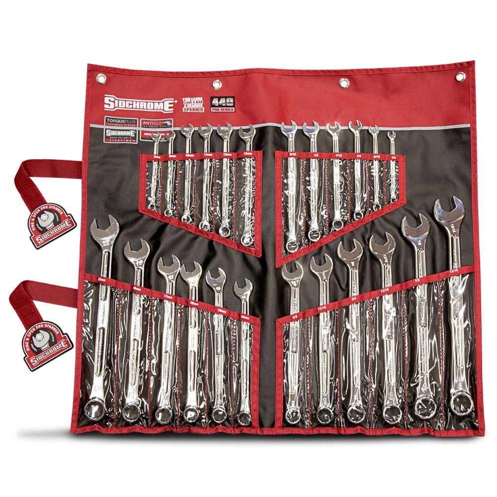 SIDCHROME MET AF In Wallet, 440 Series Spanner Set 24Pc SCMT22106