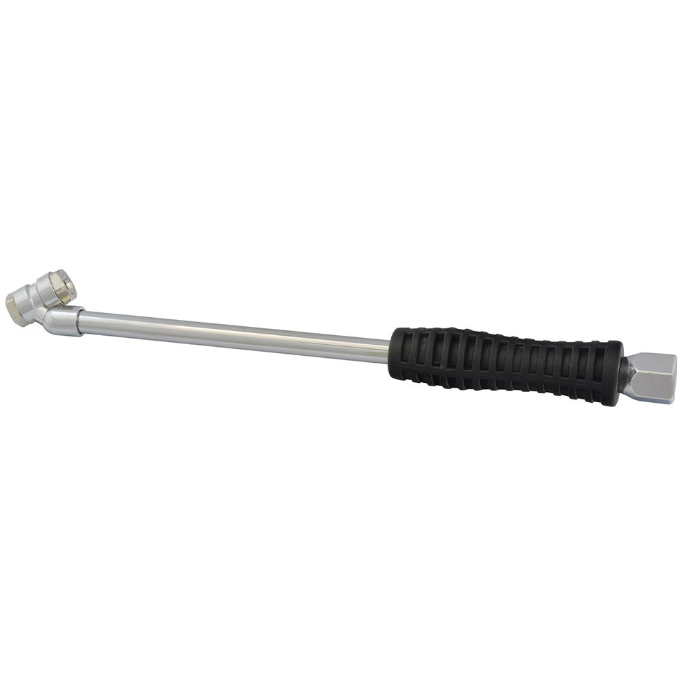 SONSBEEK AIR INFLATOR TYRE CHUCK DUAL HEAD BLK RUBBER GRIP