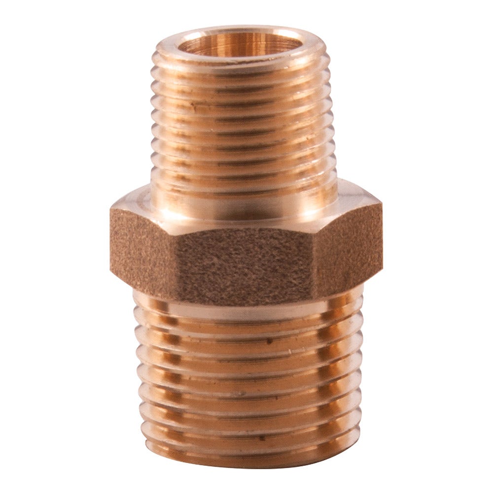 SONSBEEK NIPPLE 1 2inch -3 8inch BSP M-M HEX, BRASS