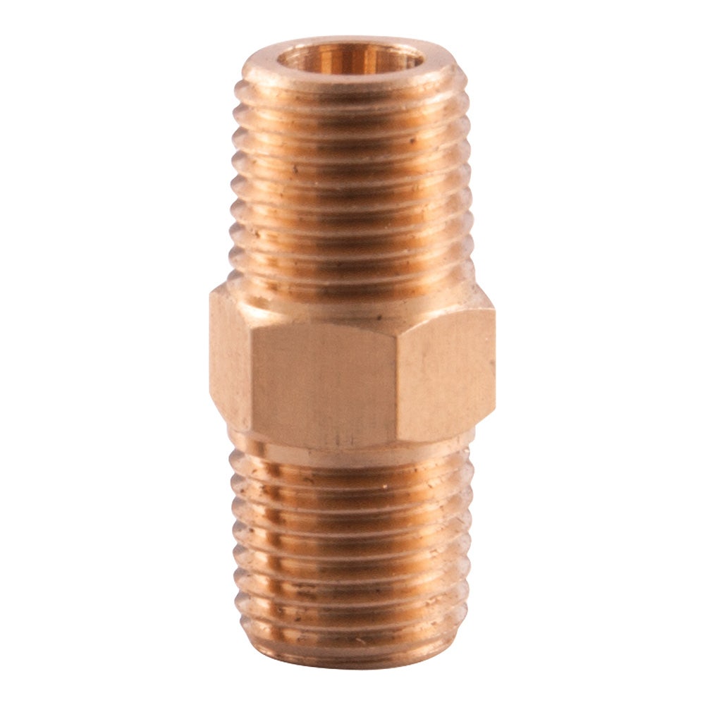 SONSBEEK NIPPLE 1 4inch -1 4inch BSP M-M HEX, BRASS