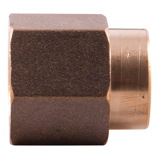 SONSBEEK REDUCER 1 2inch -3 8inch BSP F-F HEX, BRASS