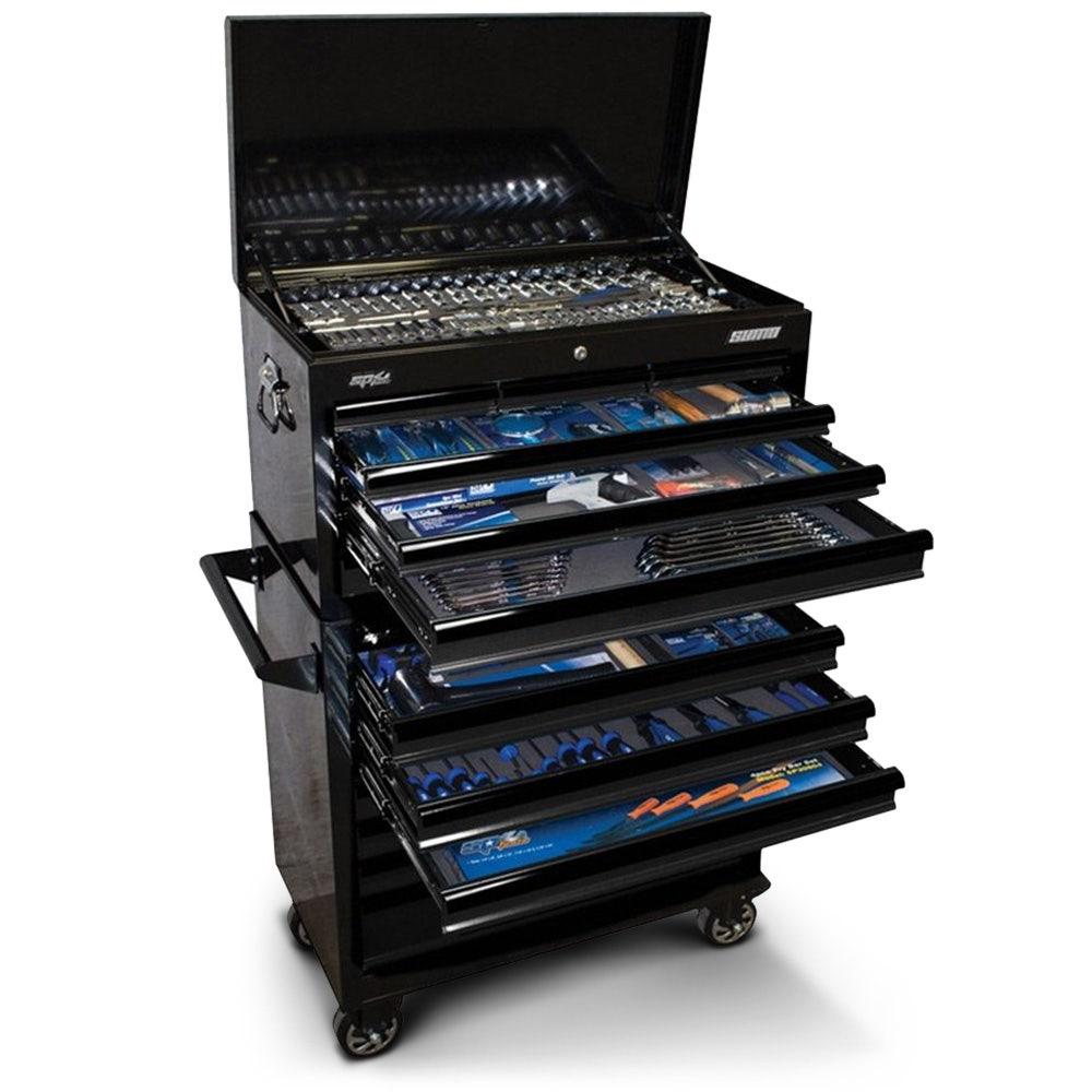 SP TOOLS 407 Piece 7 Drawer Tool Chest and Trolley SP50175