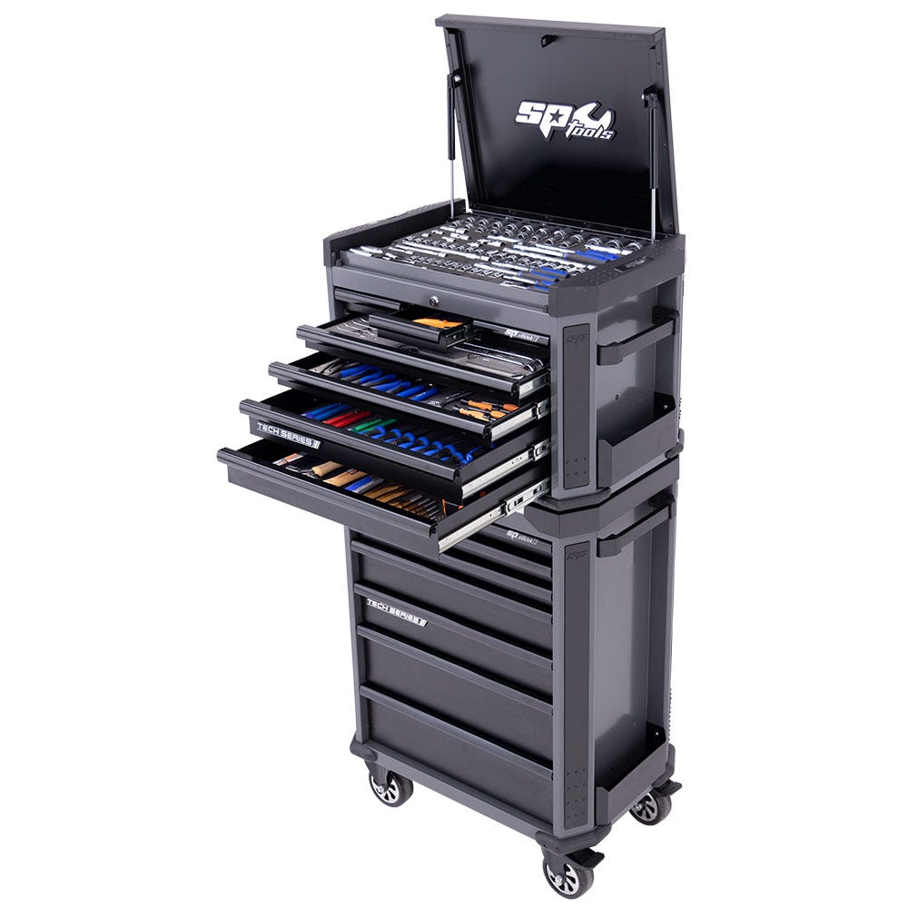 SP Tools Metric Diamond Black Tech Series Tool Kit - 306 Piece SP50139D
