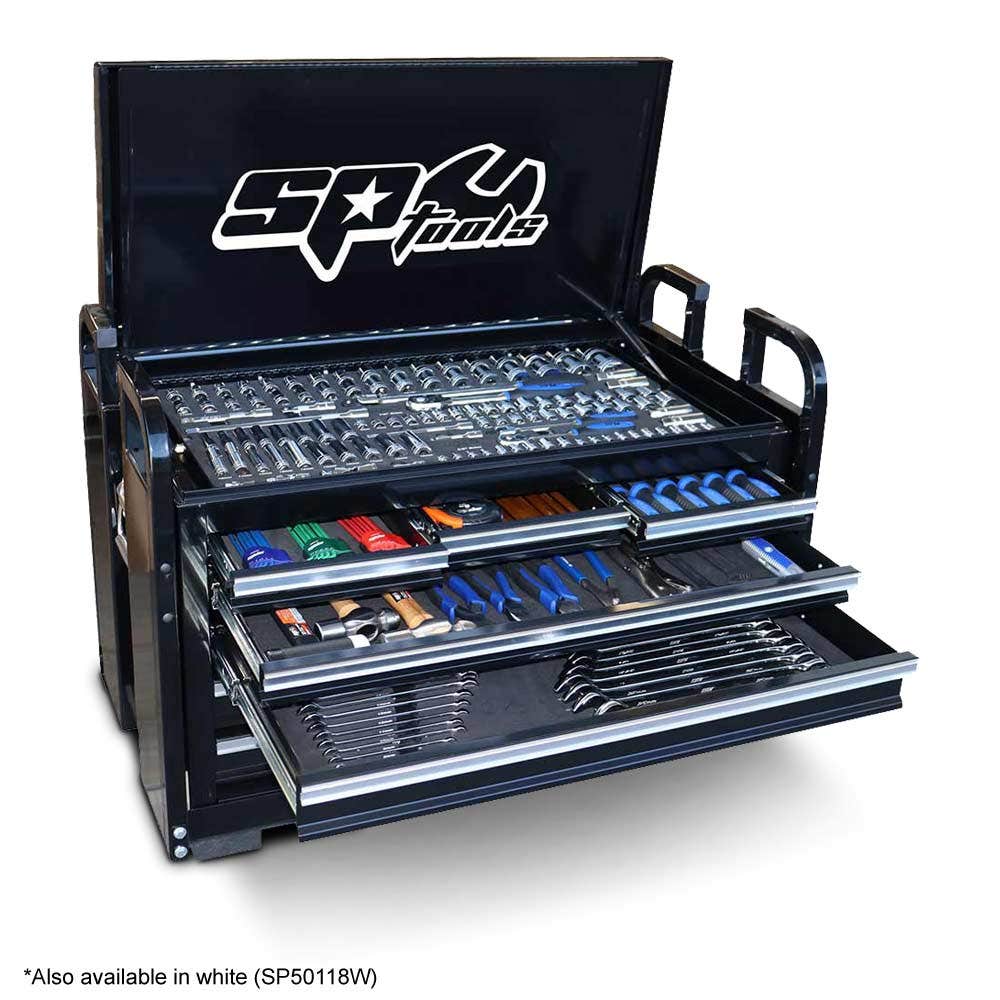 SP Tools Metric SAE 7 Drawer Black Tool Kit - 250 Piece SP50118