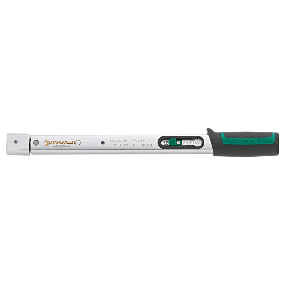 STAHLWILLE 25-130Nm 730 Quick Torque Wrench Compatible w 14 x 18mm Insert Tools 50184012