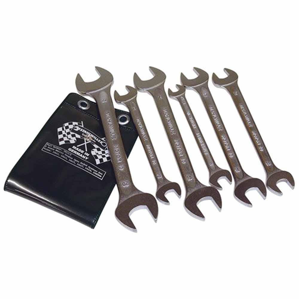 STAHLWILLE Metric Double Open End Spanner Value Pack - 6 Piece SWVP10 6