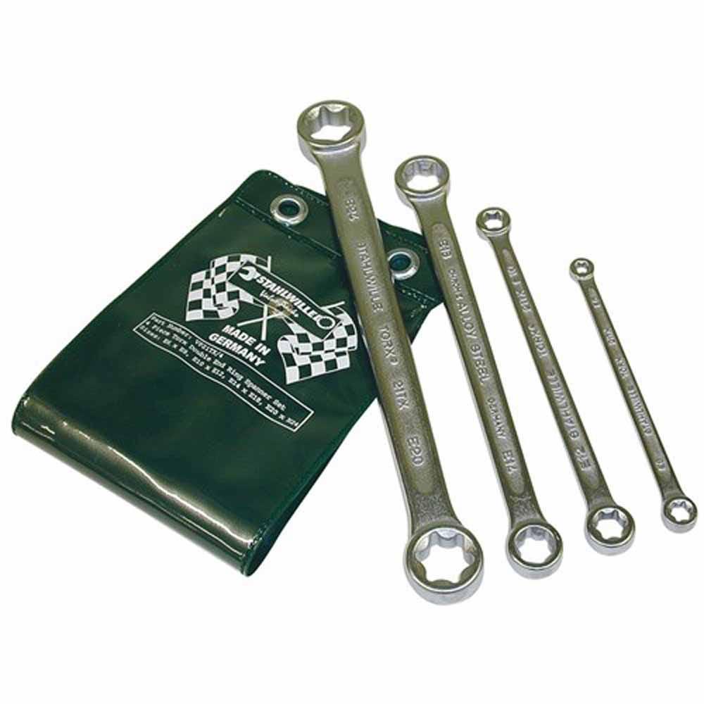 STAHLWILLE Torx Double Ended Ring Spanner Value Pack - 4 Piece SWVP21TX 4