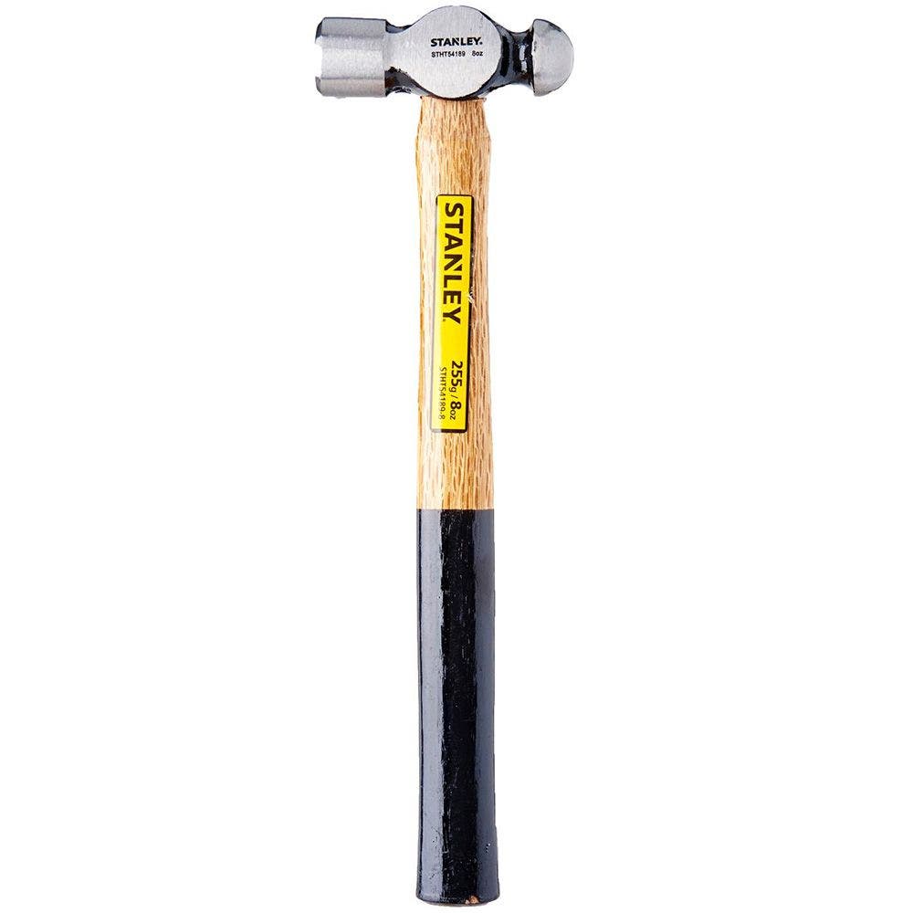STANLEY 8oz 226g Wooden Handle Ball Pein Hammer 54-189