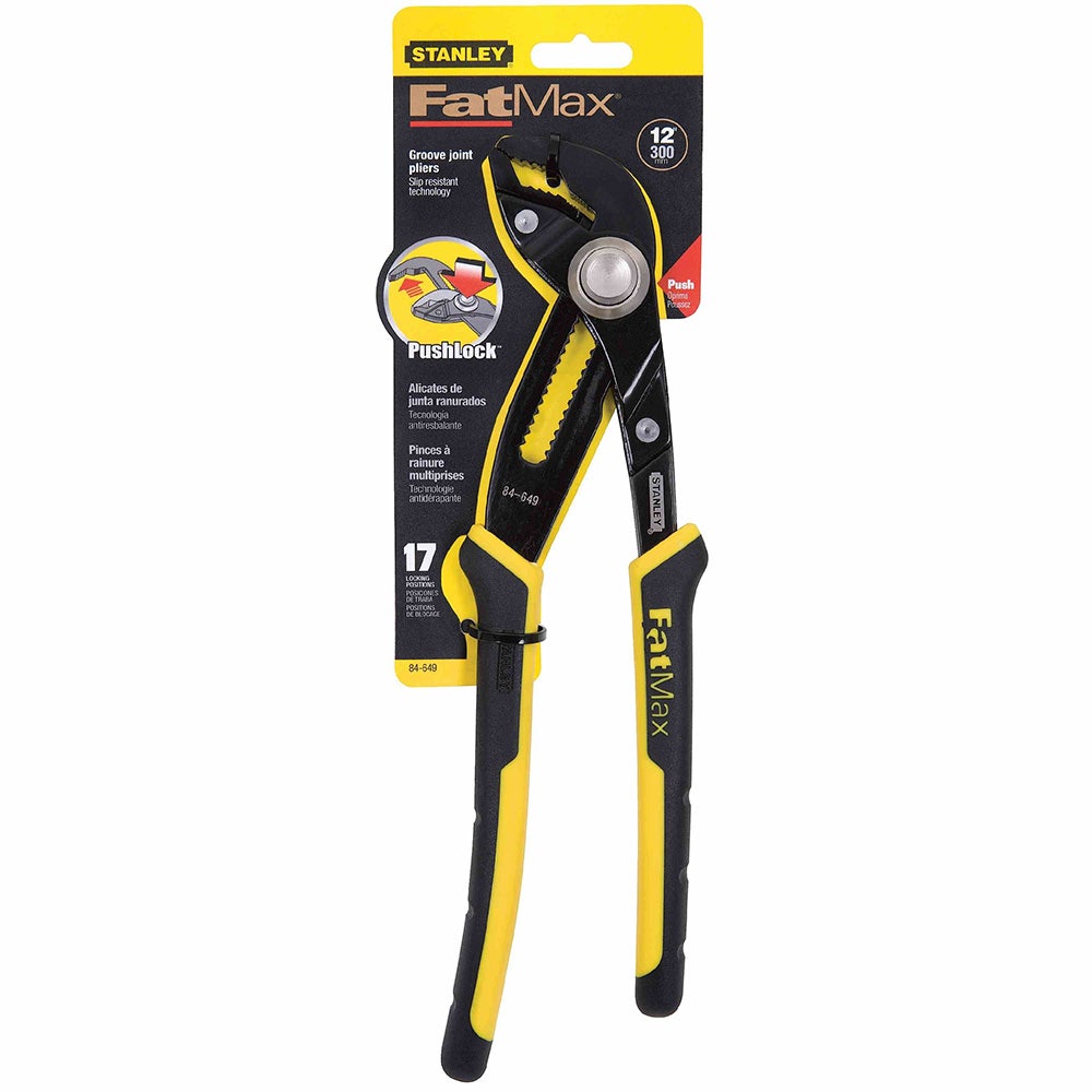 STANLEY FATMAX 300mm Push Button Multigrip Pliers 84-649