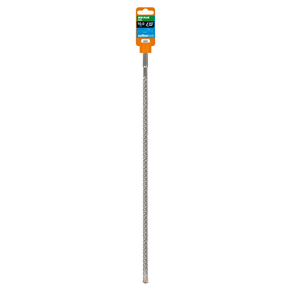 SUTTON 10x460mm 4-Cut REO SDS Plus TCT Masonry Drill Bit D6371000
