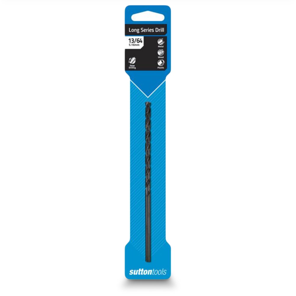 SUTTON 13 64inch x 6inch Metal Drill Bit Long Series HSS BLUE BULLET