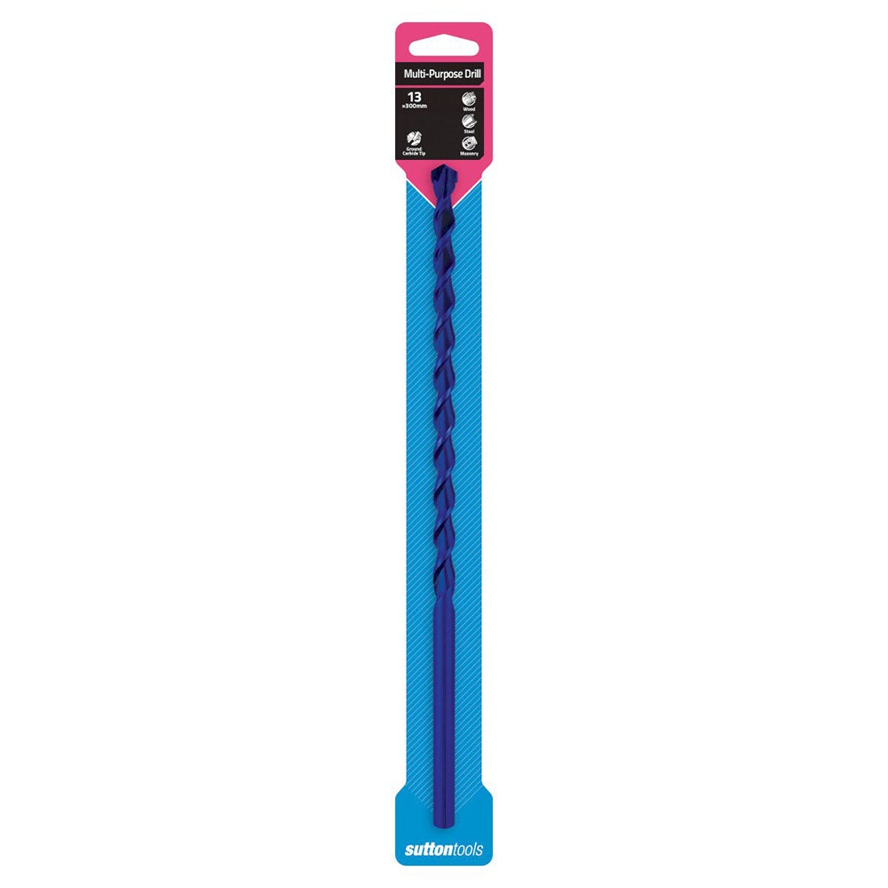 SUTTON 13x300mm TCT Multi-Purpose Drill Bit D6111303