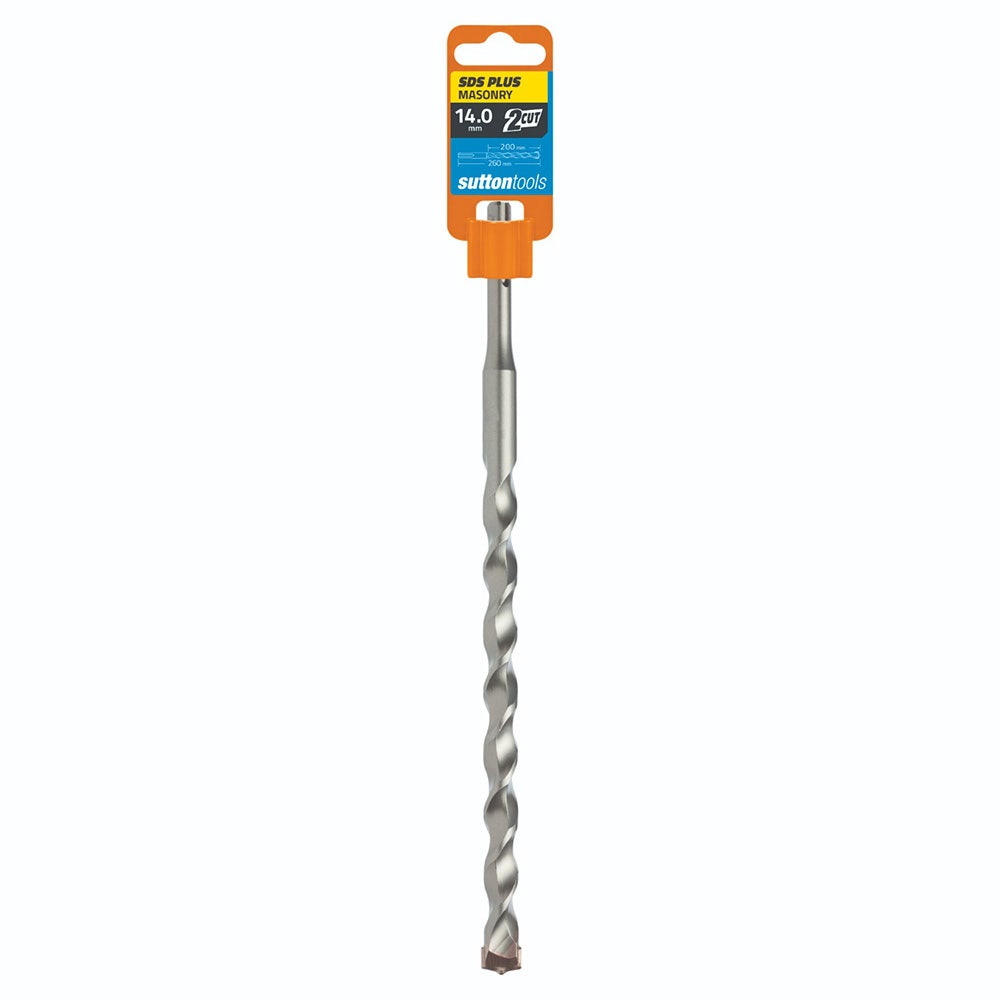 SUTTON 14.0x260mm 2-Cut SDS Plus TCT Masonry Drill Bit D6151400