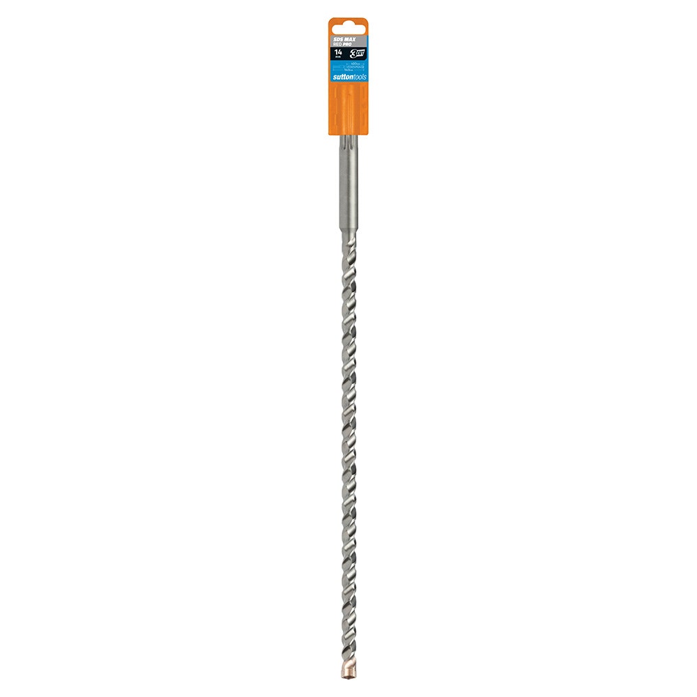 SUTTON 14x540mm 3-Cut REO PRO SDS-Max TCT Masonry Drill Bit D6761400