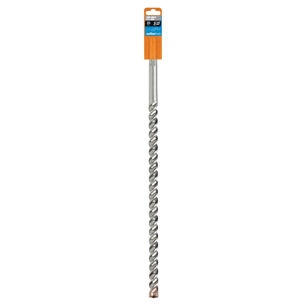 SUTTON 20x540mm 3-Cut REO PRO SDS-Max TCT Masonry Drill Bit D6762000