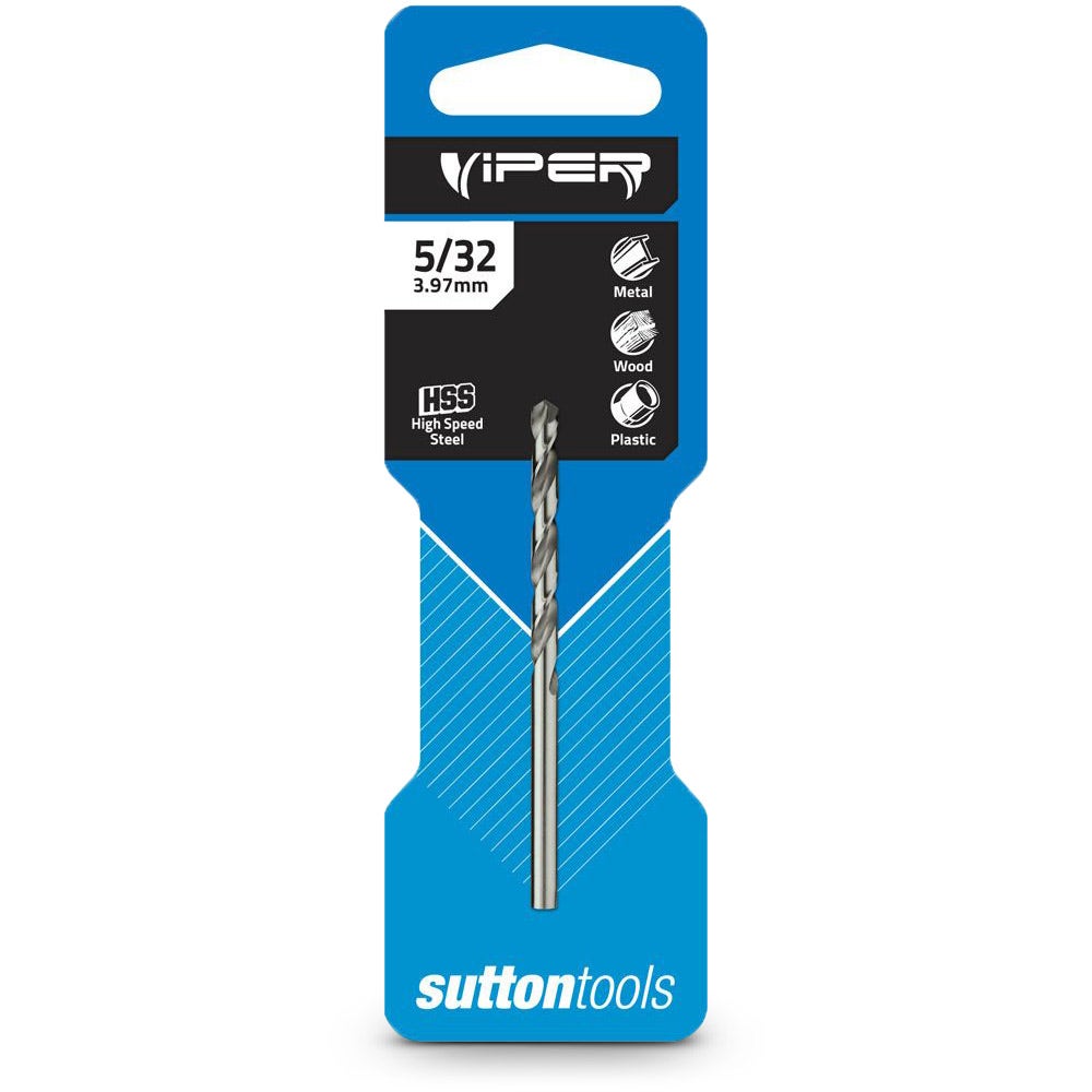 SUTTON 5 32inch x 79MM HSS-Bright Jobber Drill Bit - VIPER D1050397
