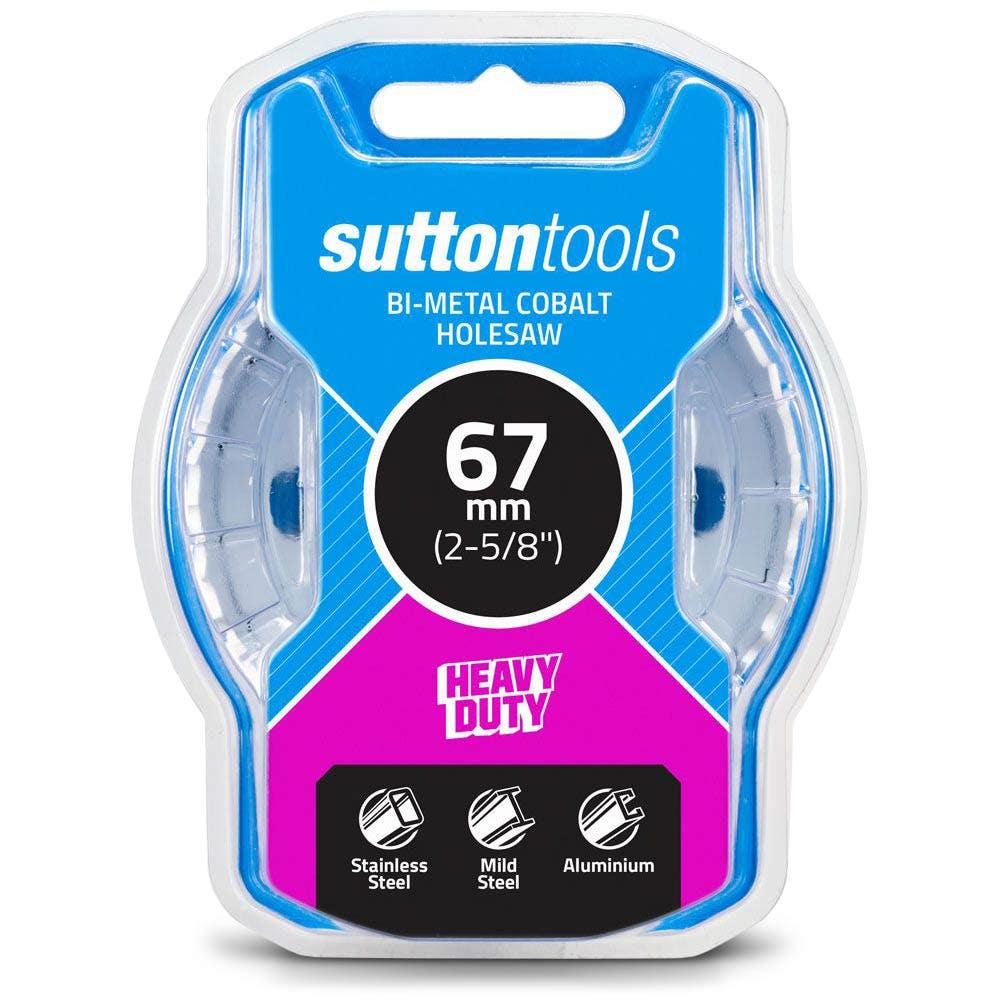SUTTON 67mm (2.5 8inch) Bi-Metal Cobalt Holesaw