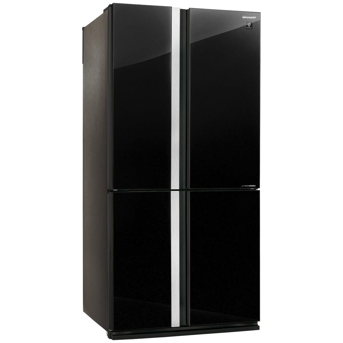 Sharp 605L French Door Black Refrigerator SJ-XP676FG-BK