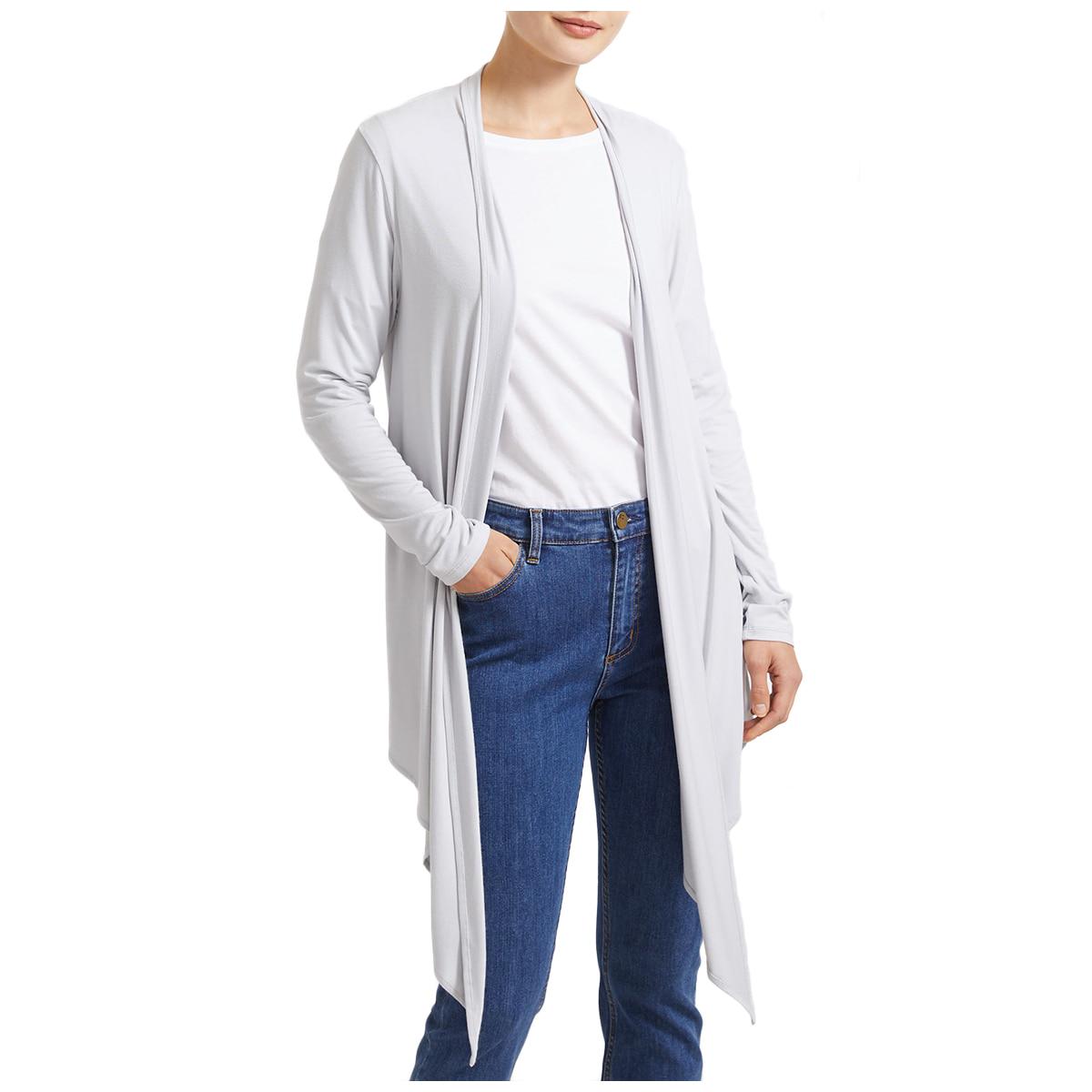 Sportscraft Women's Drape Cardigan Dark Grey