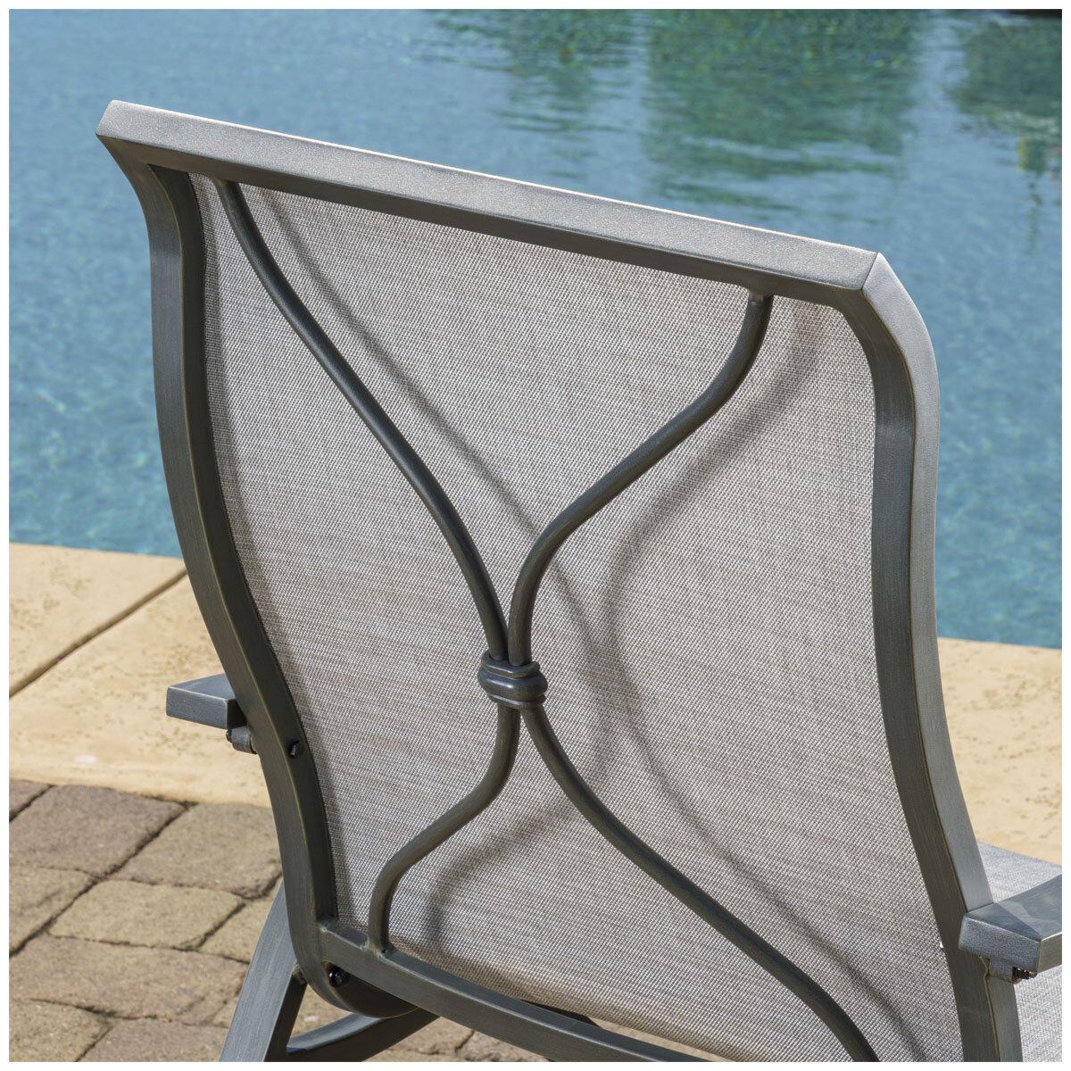 SunVilla Hayden Sling 3 Piece Dining Set