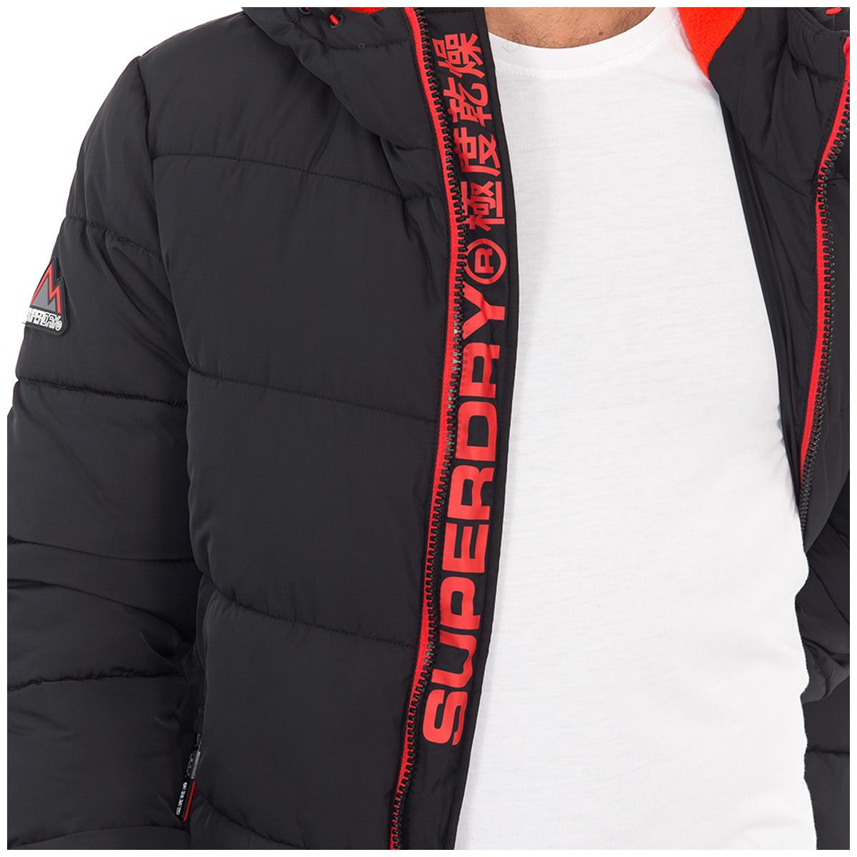 Superdry Men's Sports Puffer Jacket Black