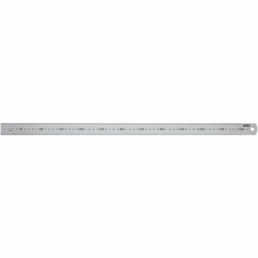 TOLEDO 600mm Double Sided Metric and Imperial Stainless Steel Rulers 60024