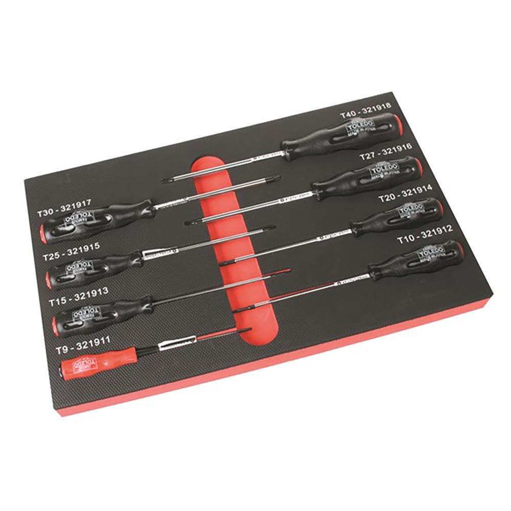 TOLEDO 8 Piece T-Proof Torx Screwdriver Set 32 19 87