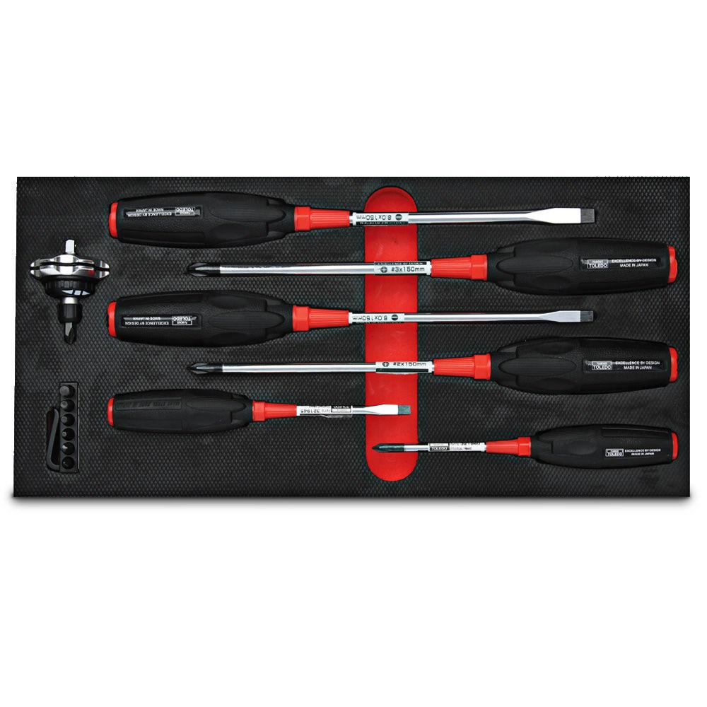 TOLEDO SCRREWDRIVER SET 7PC